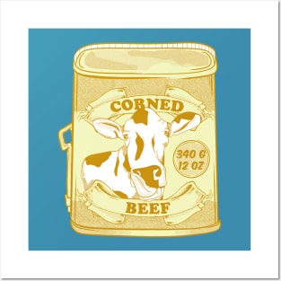 Corned beef can Posters and Art